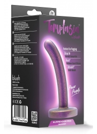 Фиолетовая насадка с гладкой поверхностью Surrender 4.75 Inch Beginner Pegging Dildo - 12 см. - Blush Novelties - купить с доставкой в Бийске