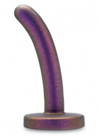 Фиолетовая насадка с гладкой поверхностью Surrender 4.75 Inch Beginner Pegging Dildo - 12 см. - Blush Novelties - купить с доставкой в Бийске