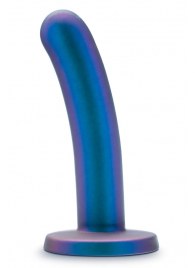 Синяя насадка с гладкой поверхностью Surrender 5.75 Inch Intermediate Pegging Dildo - 14,6 см. - Blush Novelties - купить с доставкой в Бийске