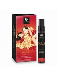 Оральный спрей Waves of Pleasure с ароматом клубники и шампанского - 20 мл. - Shunga - купить с доставкой в Бийске