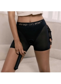 Трусики-шорты для фиксации насадок Strap-on-me Harness Lingerie Halo - size XL - Strap-on-me - купить с доставкой в Бийске