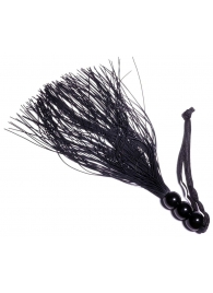 Черная силиконовая плетка - 25,4 см. - Boys of Toys - купить с доставкой в Бийске