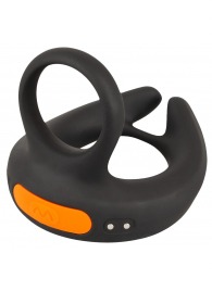 Черный вибростимулятор мошонки RC Scrotum Stimulator with Vibration - Orion - в Бийске купить с доставкой