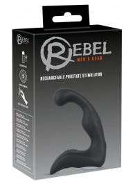 Черный перезаряжаемый стимулятор простаты с вибрацией - 14,6 см. - Orion - в Бийске купить с доставкой