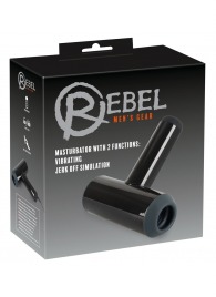 Черный мастурбатор с удобной ручкой Masturbator with 2 Functions - Orion - в Бийске купить с доставкой