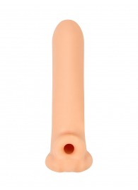 Телесный фаллоудлинитель Titan - 16,5 см. - Lola Games - в Бийске купить с доставкой
