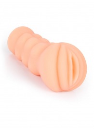 Телесный мастурбатор-вагина с эрекционными кольцами в комплекте - Sexy Girl - в Бийске купить с доставкой