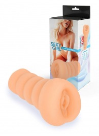 Телесный мастурбатор в виде вагины с узким входом - Sexy Girl - в Бийске купить с доставкой