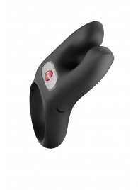 Черное эрекционное виброкольцо Nos - Fun Factory - в Бийске купить с доставкой