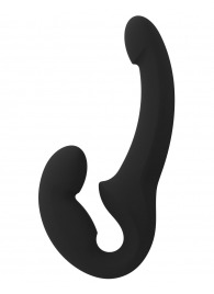 Черный безремневой страпон Share Lite - Fun Factory - купить с доставкой в Бийске