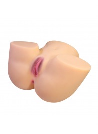 Телесный мастурбатор Liora с 2 любовными тоннелями - Baile - в Бийске купить с доставкой