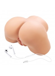 Телесный мастурбатор Olivia с 2 любовными отверстиями - Baile - в Бийске купить с доставкой