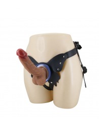 Поясной страпон Wells: трусики в форме бабочки и фаллоимитатор-насадка - Baile - купить с доставкой в Бийске