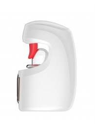 Белый мастурбатор с язычком и возвратно-поступательными движениями - Secwell - в Бийске купить с доставкой