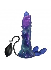 Фиолетовый яйцеродящий фаллоимитатор Duskwalker Sentinal на присоске - 22,4 см. - Baile - купить с доставкой в Бийске