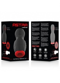 Черно-красный мастурбатор с вибрацией и всасыванием - JAMYJOB - в Бийске купить с доставкой