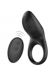 Черное эрекционное виброкольцо с пультом ДУ - Ibiza - в Бийске купить с доставкой