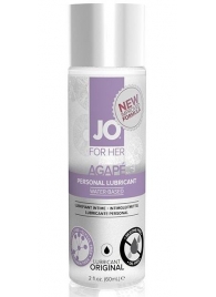 Лубрикант на водной основе для женщин JO AGAPE LUBRICANT ORIGINAL - 60 мл. - System JO - купить с доставкой в Бийске