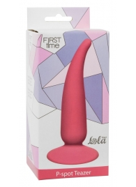 Розовая анальная пробка P-spot Teazer Pink - 12,2 см. - Lola Games - в Бийске купить с доставкой