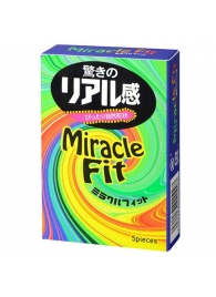 Презервативы Sagami Xtreme Miracle Fit - 5 шт. - Sagami - купить с доставкой в Бийске