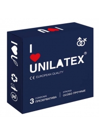 Ультрапрочные презервативы Unilatex Extra Strong - 3 шт. - Unilatex - купить с доставкой в Бийске