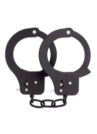 Чёрные наручники из листового металла BONDX METAL CUFFS BLACK - Dream Toys - купить с доставкой в Бийске