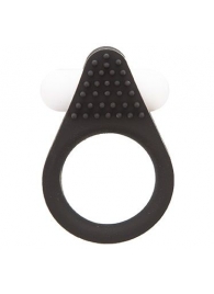 Чёрное эрекционное кольцо LIT-UP SILICONE STIMU RING 1 BLACK - Dream Toys - в Бийске купить с доставкой