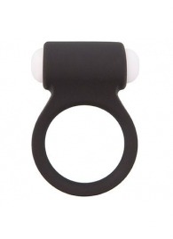 Чёрное эрекционное виброкольцо LIT-UP SILICONE STIMU RING 3 BLACK - Dream Toys - в Бийске купить с доставкой