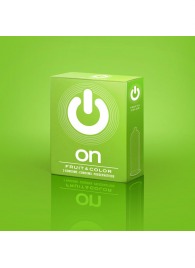 Цветные ароматизированные презервативы ON) Fruit   Color - 3 шт. - ON) - купить с доставкой в Бийске