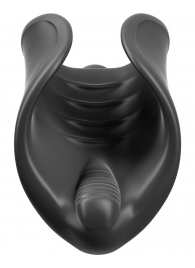 Чёрный мастурбатор Vibrating Silicone Stimulator с вибрацией - Pipedream - в Бийске купить с доставкой