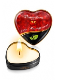 Массажная свеча с нейтральным ароматом Bougie Massage Candle - 35 мл. - Plaisir Secret - купить с доставкой в Бийске