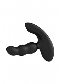 Черный силиконовый стимулятор простаты Levett Nitoc с пультом ДУ - Levett - в Бийске купить с доставкой