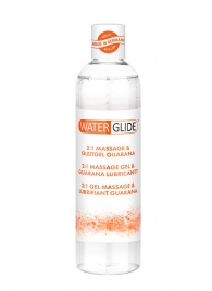 Гель-смазка 2-в-1 MASSAGE   LUBRICANT GUARANA - 300 мл. - Waterglide - купить с доставкой в Бийске