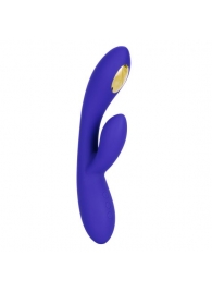 Фиолетовый вибратор с функцией электростимуляции Intimate E-Stimulator Dual Wand - 21,5 см. - California Exotic Novelties - купить с доставкой в Бийске