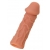 Телесная реалистичная насадка KOKOS Extreme Sleeve 05 с дополнительной стимуляцией - 12,7 см. - KOKOS - в Бийске купить с доставкой