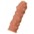 Телесная реалистичная насадка KOKOS Extreme Sleeve 11 с дополнительной стимуляцией - 12,7 см. - KOKOS - в Бийске купить с доставкой