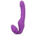 Фиолетовый безремневой вибрострапон DOUBLE DIPPER - Dream Toys - купить с доставкой в Бийске