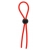 Красное эрекционное лассо с одной бусиной-утяжкой STRETCHY THIN LASSO - Dream Toys - в Бийске купить с доставкой