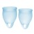 Набор голубых менструальных чаш Feel confident Menstrual Cup - Satisfyer - купить с доставкой в Бийске