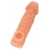 Телесная закрытая насадка с шершавой головкой Cock Sleeve Size M - 15,6 см. - KOKOS - в Бийске купить с доставкой