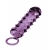 Закрытая фиолетовая насадка с пупырышками SAMURAI PENIS SLEEVE PURPLE - 14,5 см. - NMC - в Бийске купить с доставкой