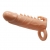 Телесная удлиняющая насадка Penis Sleeve Emmitt - 17 см. - Baile - в Бийске купить с доставкой