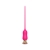 Розовый тонкий стимулятор Nipple Vibrator - 23 см. - I-MOON - купить с доставкой в Бийске