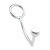 Кольцо на пенис с анальным стимулятором Stainless Steel Anal Hook   Cock Ring - BlueLine - в Бийске купить с доставкой