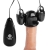 Черная стимулирующая насадка для головки полового члена Multi Speed Vibrating Penis Head Teaser - XR Brands - в Бийске купить с доставкой