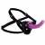Лиловый поясной страпон Navigator Silicone G-Spot Dildo with Harness - 17,8 см. - XR Brands - купить с доставкой в Бийске