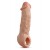 Телесная насадка-удлинитель Intrepid 9.25 Inch Realistic Penis Extender Sleeve - 23,5 см. - Blush Novelties - в Бийске купить с доставкой