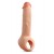 Телесная насадка-удлинитель Thrive 8.75 Inch Realistic Penis Extender Sleeve - 22,2 см. - Blush Novelties - в Бийске купить с доставкой