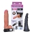 Страпон с 2 насадками и вибрацией UniStrap - 20 и 18 см. - LOVETOY (А-Полимер) - купить с доставкой в Бийске