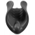 Чёрный мастурбатор Vibrating Silicone Stimulator с вибрацией - Pipedream - в Бийске купить с доставкой